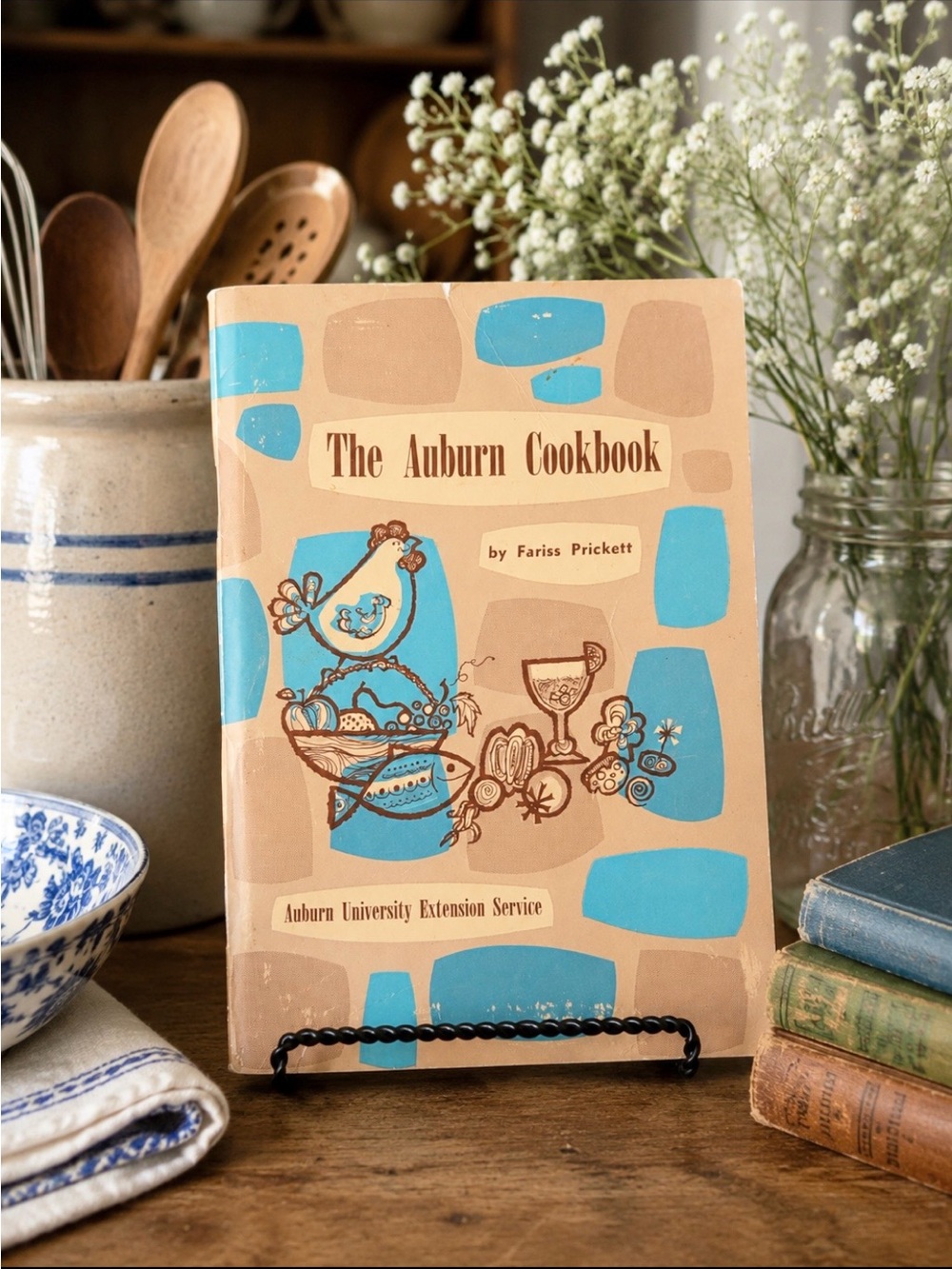 Vintage 1967 Auburn Cookbook. Fariss Prickett. Extension Office | Retro |